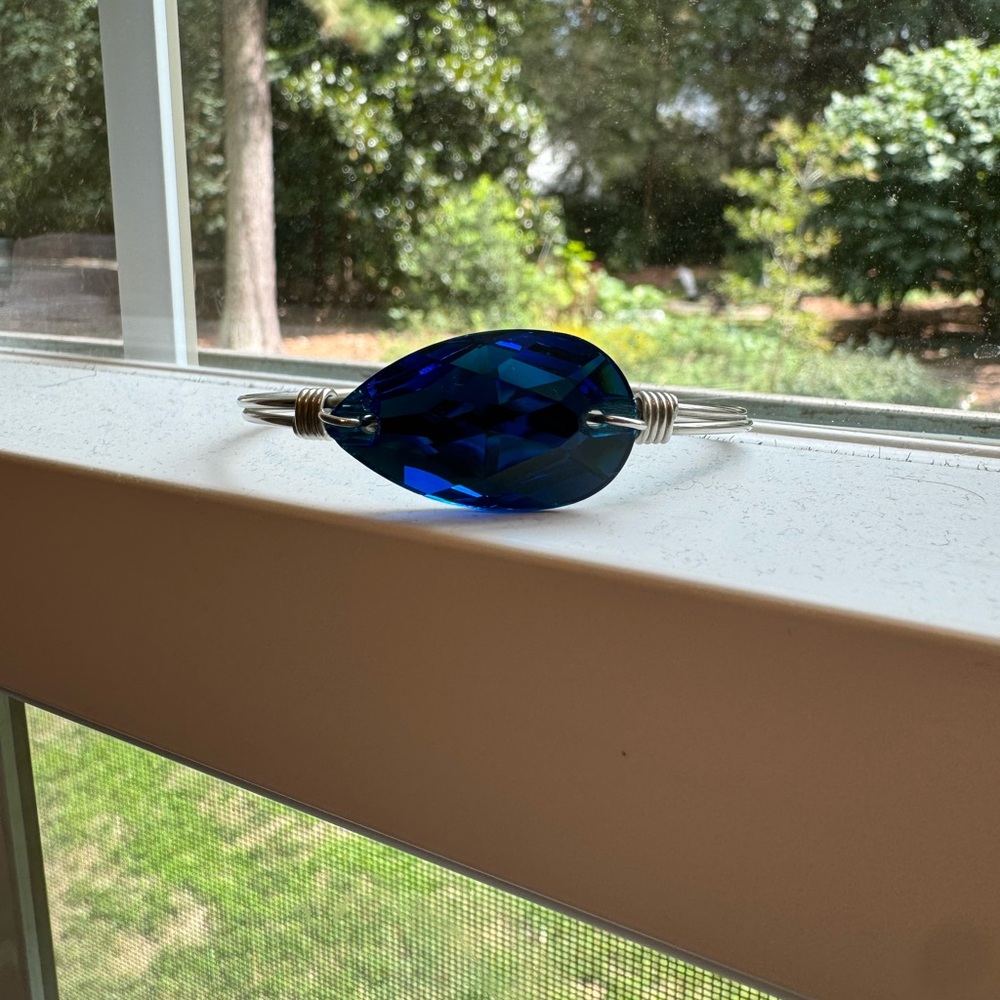 Luca & Danni royal blue bauble bangle - Picture 7 of 7